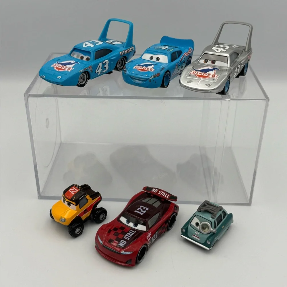 Disney Pixar Cars Diecast Lot 6 Dinoco‎ King Todd Marcus Tomica Rare